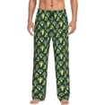thumbnail image 1 of Balery Broccoli 3 Pantalones de pijama para hombre, pijama ultraligero, pantalón de descanso-Large, 1 of 6