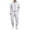 White, variant on ShomPort Sweatsuits for Men 2 Piece Zip up Hoodies Cargo Jogger Loose Casual Workout Outfit Elastic Waist Jogging Tracksuits