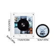 thumbnail image 3 of Fridge Magnet Music Player Set with 9 Vinyl Style Discs ，Mini vinyl record player‑inspired magnetic music box with 9 NFC discs and phone‑free playback for home decor and gifting(A), 3 of 8