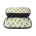 thumbnail image 5 of Lsque Seahorse Printed Big Capacity PU Leather Pencil Case Large Pencil Pouch Stationery Pen Bag Pencil Holder for Teen, 5 of 6