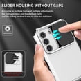 thumbnail image 5 of Compatible with Samsung S20 FE Case with Slide Camera Cover, Samsung Galaxy S20 FE 5G Phone Case with Stand Shockproof Hard PC Cases (White), 5 of 14