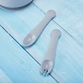 thumbnail image 6 of hirigin Household Food Grade Silicone Spoon/Fork, Simple Style Solid Color Baby Complementary Food Spoon Feeding Supplies, 6 of 8
