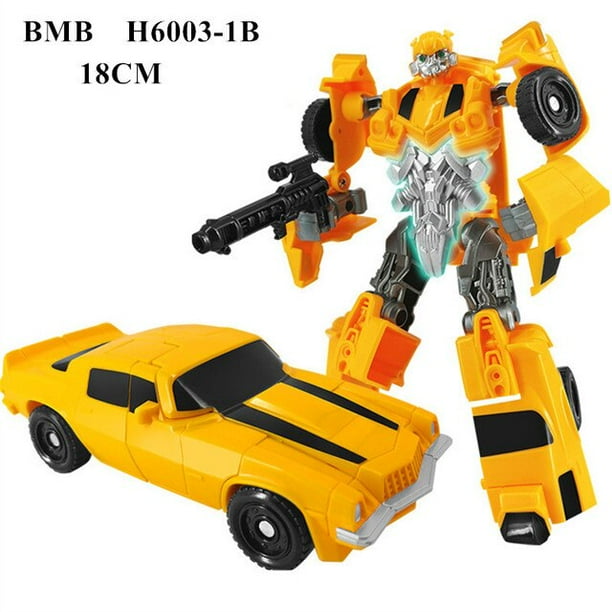 juguetes de transFormación de 18CM para niños, Figura de acción de coche Robot de Anime, modelo de ingeniería de avión de película genial, regalo para niños, SH-01D
