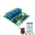 thumbnail image 2 of Interruptor de relé Injueey 2021 Tuya Smart Life 4CH para domótica inteligente, 2 of 6