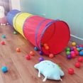 thumbnail image 3 of Canal de gateo para niños, túnel de arcoíris de oruga, tubo para bebés y niños pequeños, juguete de entrenamiento somatosensorial para deportes al aire libre, 3 of 5