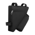 thumbnail image 2 of Bolso de almacenamiento de marco para bicicletas en bicicleta Bolsa de tubo superior ligera para herramientas de teclas de teléfono Negro, 2 of 8