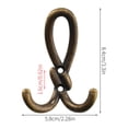 thumbnail image 4 of Curved Shape Zinc Alloy Clothes Hook with Easy Installation for Versatile, 4 of 5