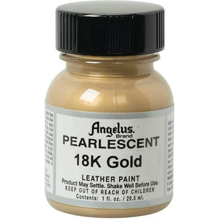 UPC: 0086366714553 | Angelus® Pearlescent Leather Paint  1 oz.  18k Gold