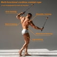 thumbnail image 4 of Portable Battle Ropes, Adjustable Ropeless Battle Ropes, Adjustable Weighted Cordless Spring Battle Rope for Home & Gym, Multi-Functional Fitness Training Rope for Strength, 4 of 6