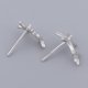 thumbnail image 3 of 2pcs 925 pendientes de plata Pendientes de componentes en Pendiente Cabochon Finding, 3 of 9