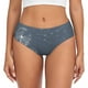 thumbnail image 1 of Fotbe White Dandelion Calzones Estampados para Mujer – Ropa Interior de Algodón, Cómoda, Suave y Elástica-3X-Large, 1 of 6