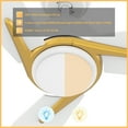 thumbnail image 6 of Smaair 52" White/Wood Smart Ceiling Fan with Remote and Dim Light, 3 Blade, 6 of 6