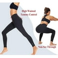 thumbnail image 3 of Byseng Leggings for Women Tummy Control, High Waisted, 4-Way Stretch Leggings (Black) L, 3 of 6