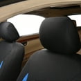 thumbnail image 3 of Flying Banner Black Blue Polyester Fabric, Zippered, Car Seat Covers Full Set, 9 Pieces, 3 of 7