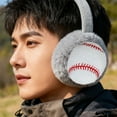 thumbnail image 3 of COOLHOOD Plush Ear Warmers with Ball Design Winter Warm Ear Muffs Proective Accessory For Skiing Commuting Student Cycling Use, 3 of 3