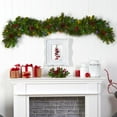 thumbnail image 3 of Nearly Natural 6ft. Colorado Fir Artificial Christmas Garland with 50 Multicolored LED Lights, Berries and Pinecones, 3 of 7
