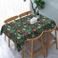 thumbnail image 2 of Vintage Tablecloth Floral Pastoral Table Cloth Washable Table Cover for Indoor&Outdoor,Farmhouse Decor,Picnic,Tabletop Decoration (Green Floral,Rectangle 60"x120"in), 2 of 6