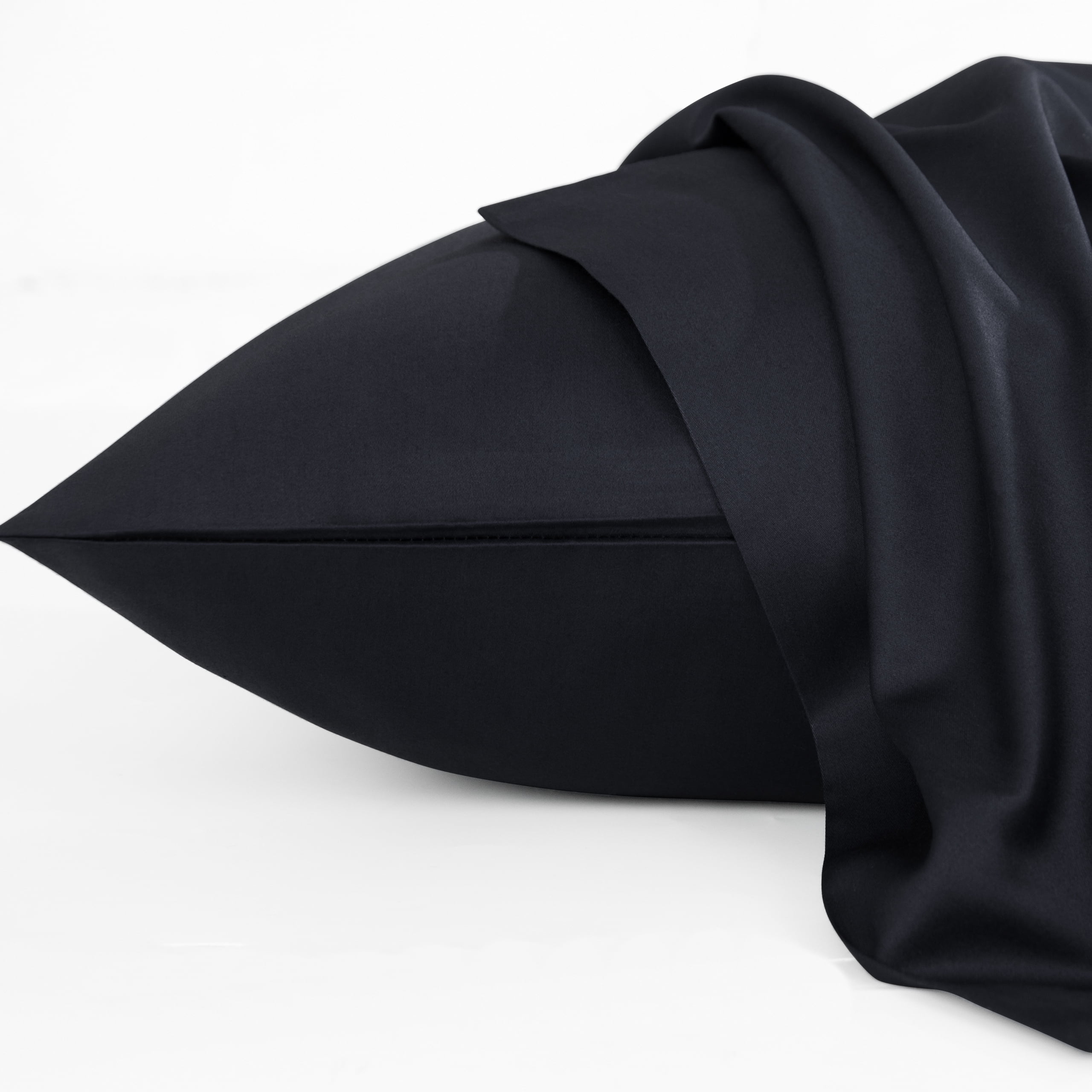 NTBAY 2 Pack 100% Egyptian Cotton Body Pillowcase with Envelope Closure,Soft and Easy Care Long Body Pillow Cover, 20" x 54", Black