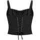 thumbnail image 3 of Blusa de encaje sin mangas informal de verano para mujer, blusa moldeadora, 3 of 5