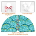 thumbnail image 4 of KLL 30" Christmas Tree Skirt Beautiful Seashells Xmas Tree Skirts Mat for New Year Xmas Holiday Party Indoor Outdoor Home Decoration, 4 of 7
