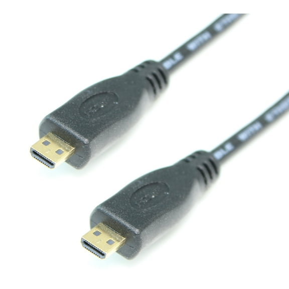 10ft MICRO-HDMI to MICRO-HDMI w/Ethernet Male to Male Cable (32AWG)