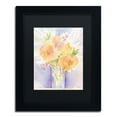 thumbnail image 2 of Trademark Fine Art "Purple Vase Reflection" Canvas Art by Sheila Golden Black Matte, Black Frame, 2 of 5