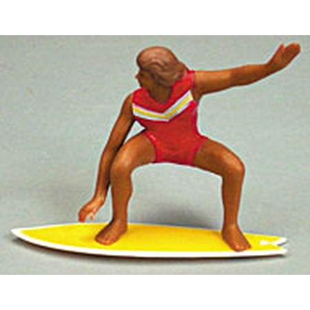 2 ct Surfer On Surfboard Cake Adornments (4