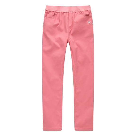 Richie House Girls' Leisure Pants with Elastic Waistband RH2240