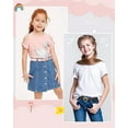 thumbnail image 4 of AWAYTR Kids Reversible Leather Belt - Heart Buckle Belt Kids Adjustable Belt for Casual Jeans Dress, 4 of 6