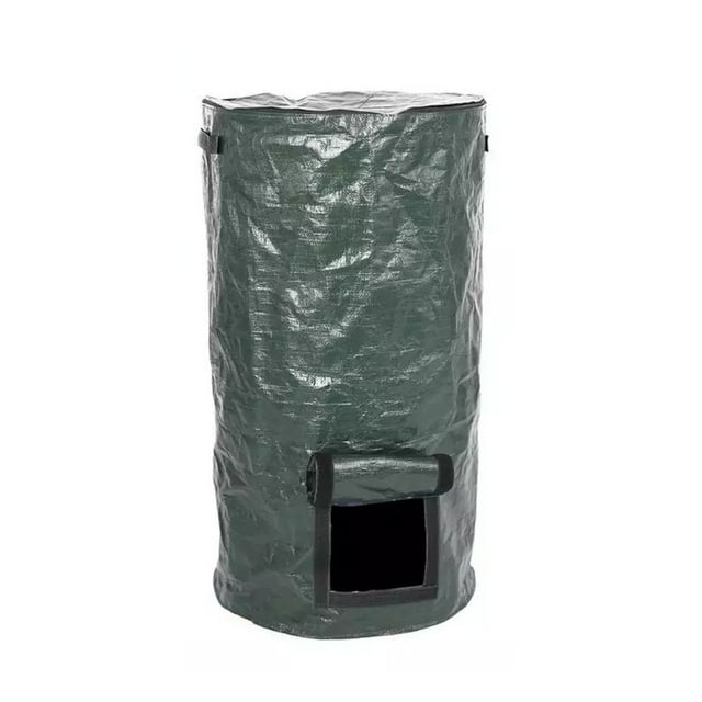 Feimier 1 Pce Bacs à Compost de Jardin avec Couvercle Sacs de Déchets Réutilisables pour Extérieur