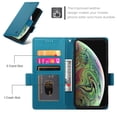 thumbnail image 3 of Designed for iPhone X/XS Wallet Case, with Card Slots Strong Magnetic Closure PU Leather Flip Fold Shockproof Kickstand Durable Purse Flip Case for iPhone X/XS - Blue, 3 of 7