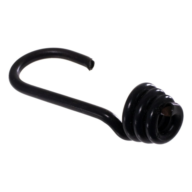 Wire Bungee Cord Hooks – Shock Cord – 10 Pack - Black - For