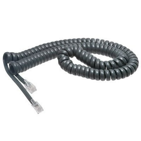 12 Ft Gray Handset Cord For DKT3000 Series Phones - In Factory Sealed Bag, Heavy New Toshiba 25 In for Factory Definity Black DKT3000 Cords IP5000 Phones.., By Toshiba
