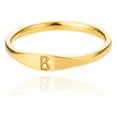 thumbnail image 1 of Fiudx Anillo con Inicial, Joyería Personalizable de 26 Letras, Banda Apilable de Acero Inoxidable, Personalizable con Nombres, Regalo Significativo para Seres Queridos, Perfecto para Cualquier Ocasió, 1 of 2