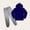 Dark Blue, variant on NAISIBABY Outfit Sets for Girls Size 6, Comfy Pullover Elastic Waist Long Sleeved Hooded Sweatshirt With Sweatpants Purple