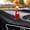 Red, variant on BAOSITY Car Pendant Lotus Shape Lucky Car Dangling Ornament Rear View Mirror Pendant Green