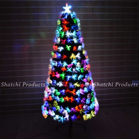 2ft Pre Lit Fibre Optic Christmas Tree Various Effects Xmas Home Decoration