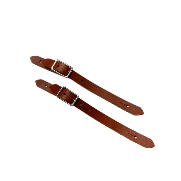 Youth Rough Stock Latigo Leather Spur Straps – Durable Youth Rodeo Gear by Rowdy Rowels