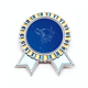 thumbnail image 1 of De mayo de de abril de patrón de constelación de Tauro. Insignia broche Medalla ganadora, 1 of 3