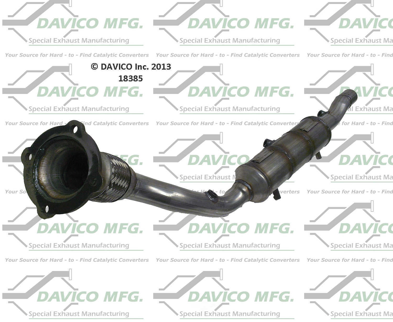 Davico Mfg Catalytic Converter P/N:18385 Fits select: 2003-2005 VOLKSWAGEN NEW BEETLE GLS