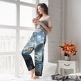 thumbnail image 5 of Salouo Fantasy Swan Yacht Design Print Women's Pajama Pants Casual Loose Sweatpants PJs Flowy Pants Drawstring Palazzo for Women Wide Leg Pants Lounge Pajama -Medium, 5 of 8