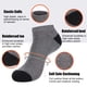 thumbnail image 3 of Calcetines tobilleros COOVAN, 10 pares para hombre, acolchados, de corte bajo y cómodos, 3 of 8