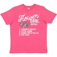 thumbnail image 3 of Inktastic Flower Girl Wedding Duties Youth T-Shirt, 3 of 5