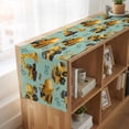 thumbnail image 6 of Table Runners 72 Inches Long Dress Scarves, Construction Truck Farmhouse Kitchen/Dining Table Runner, Coffee Tablerunners, Cartoon Grips and Bulldozers Green 18x72 Inch, 6 of 9