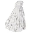 thumbnail image 1 of MasteelfCA 1 Roll 10mm Width Flat Rope Bright Color Multi-functional Braided Cotton Rope Costume Waist Rope for DIY Art Craft (White), 1 of 8