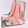 thumbnail image 3 of TRUBKH Bag Scarf Silk Scarf for Women Hair Shawl Wraps for Women Silk Bandana Silk Bandanas for Women Hair Bandana Neck Scarf for Women Pink One Size, 3 of 4