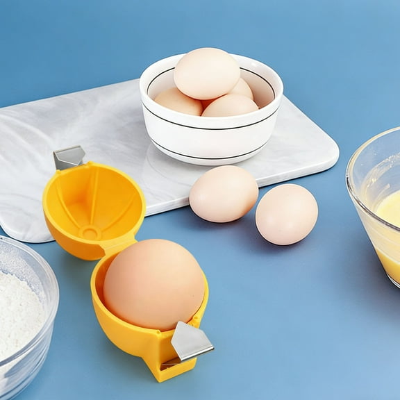 Eespoir 2026 Egg Shells Opener, Egg Cracker and Separator Tool, Egg Peeling Tool for Hard Boiled, For Kitchen, Easy Yolk Separation, Breakfast Prep, Cooking Gadget, Portable Tool(B)