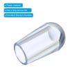 thumbnail image 4 of REGALWOVEN 50Pcs Kitchen Sink Rack Feet, Plastic Protective Feet for Sink Rack Grid, Clear 5 x 8mm, 4 of 6