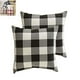 thumbnail image 1 of Decoración Blanco y Negro Búfalo Checkers Plaids Lino Throw Pillow Cover Cojín Xemadio SNFLD104, 1 of 7