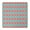 Red Teal Checkerboard, variant on Gray White Plaid Checkered Pattern Square Fitted Tablecloth with Elastic Edge,Square Table Cover,Washable Elastic Table Cover for Home Kitchen Party Decor 34"x34"
